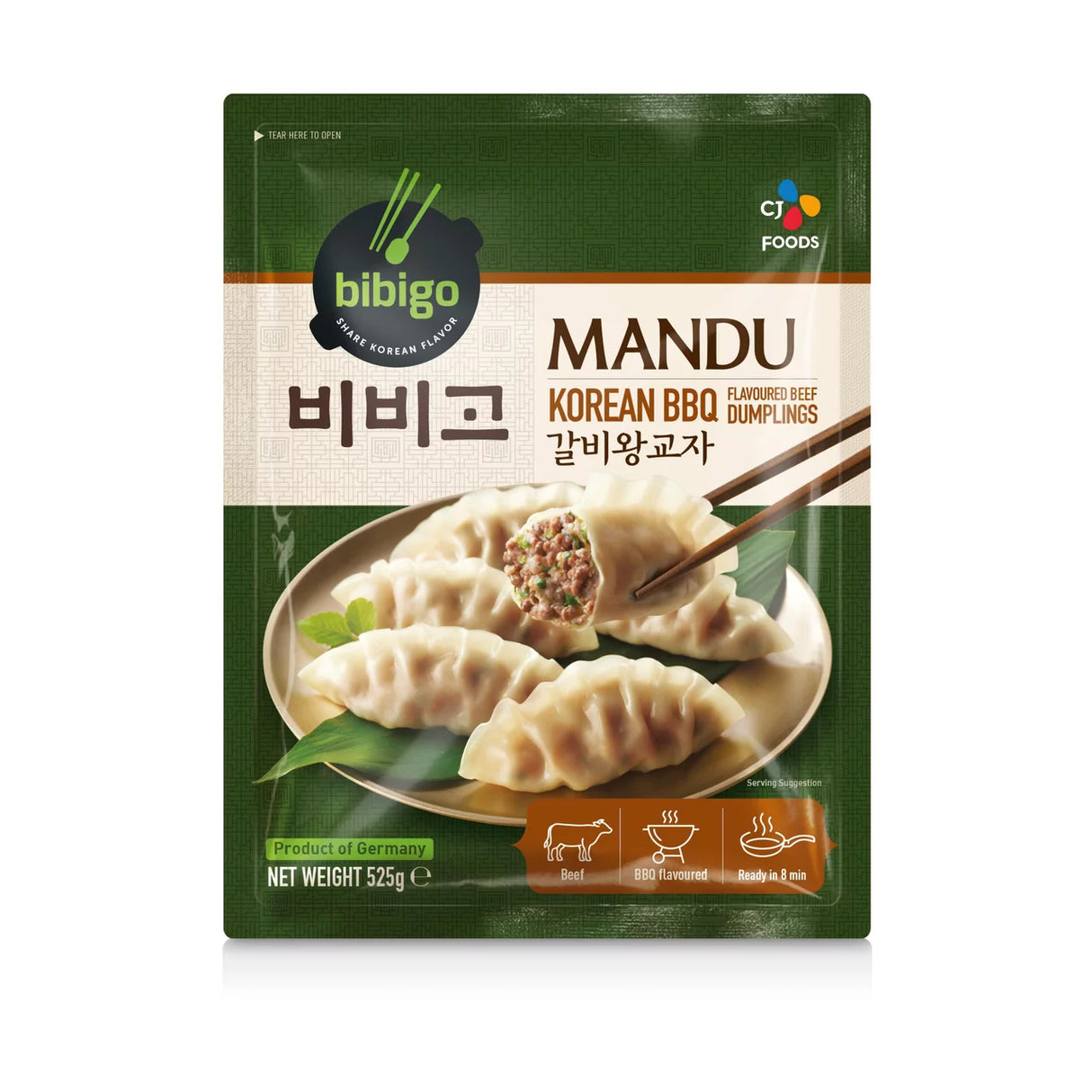 Bibigo Korean BBQ Mandu Dumpling 525g