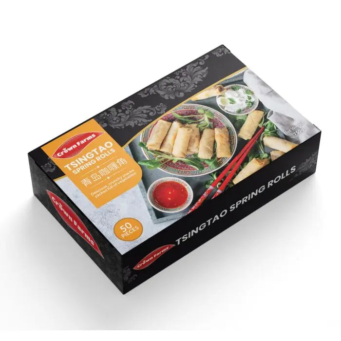 Tsingtao Frozen Vegetable Spring Rolls 750g