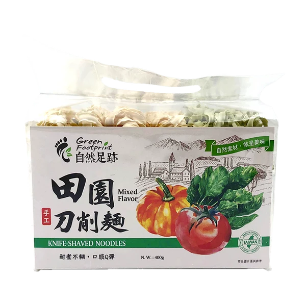 Green Footprint - Knife Shaved Noodles (Mix Flavour) 400g