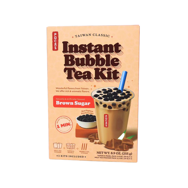 POCAS Popping Boba DIY Kit - Brown Sugar (5 packs) 425g