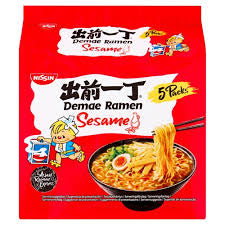 Nissin Demae Ramen Sesame Noodles 5 x 100G