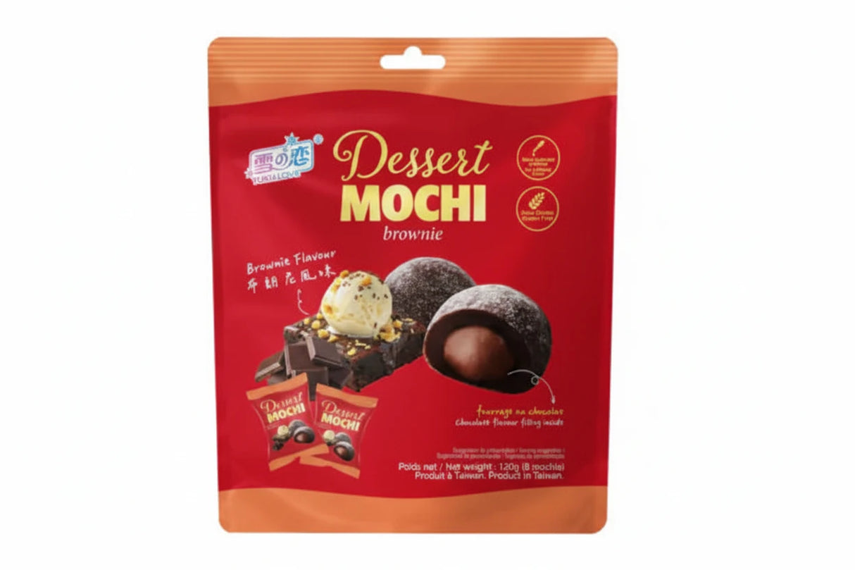 Yuki & Love Dessert Mochi Brownie Flavour 120g