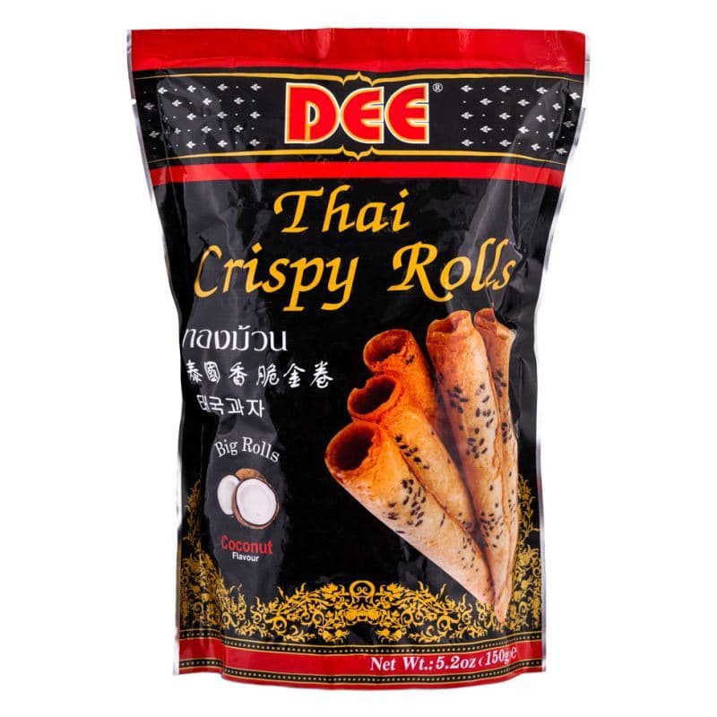 Dee Crispy Coconut Wafer Rolls 150g