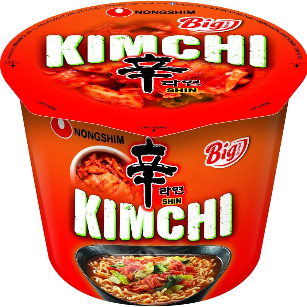 Nongshim Big Bowl Kimchi Ramyun Noodle Soup 112g Only Filipino