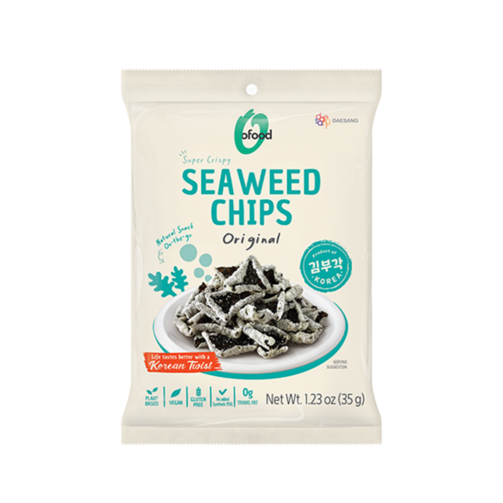 O foods Super Crispy Seaweed Chips 35g