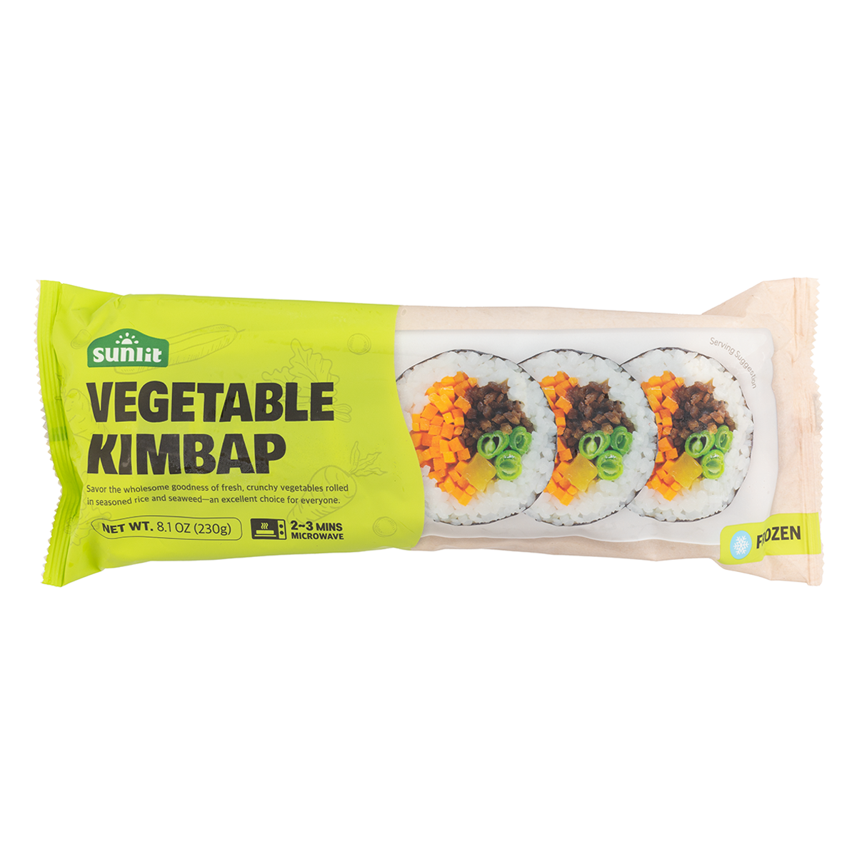 Sunlit vegetable Kimbap 220g