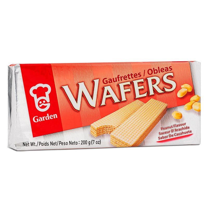 Garden Cream Wafers Peanut Flavoured x4 200g