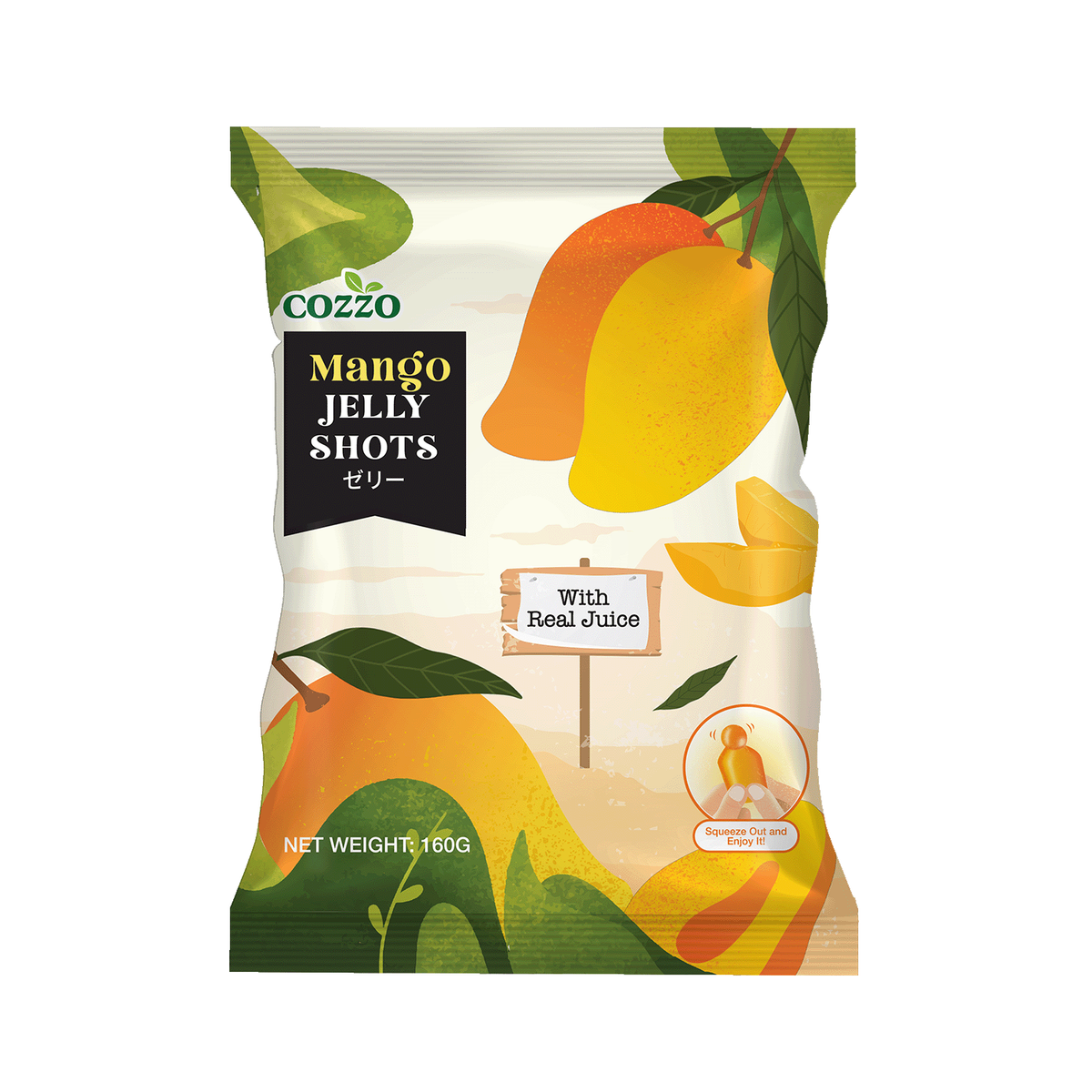Cozzo Jelly Shots Mango 160g