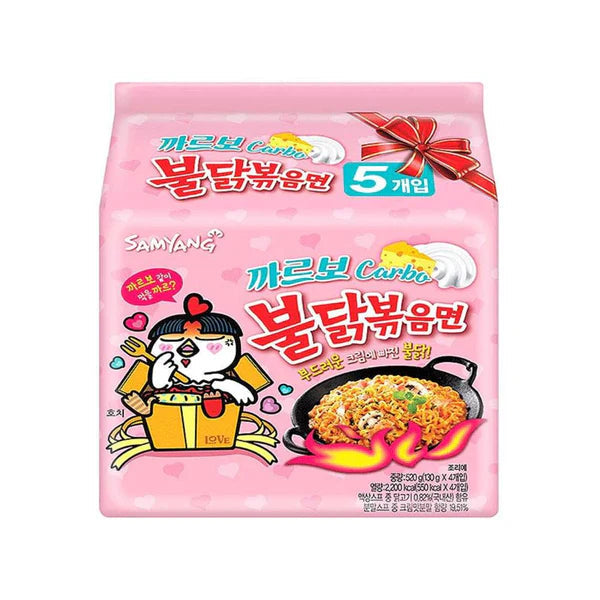 Samyang Buldak Hot Chicken Ramen Carbonara 5 x 130g