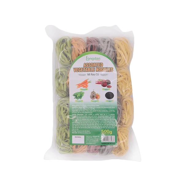 Longdan Assorted Vegetables Noodle 500g