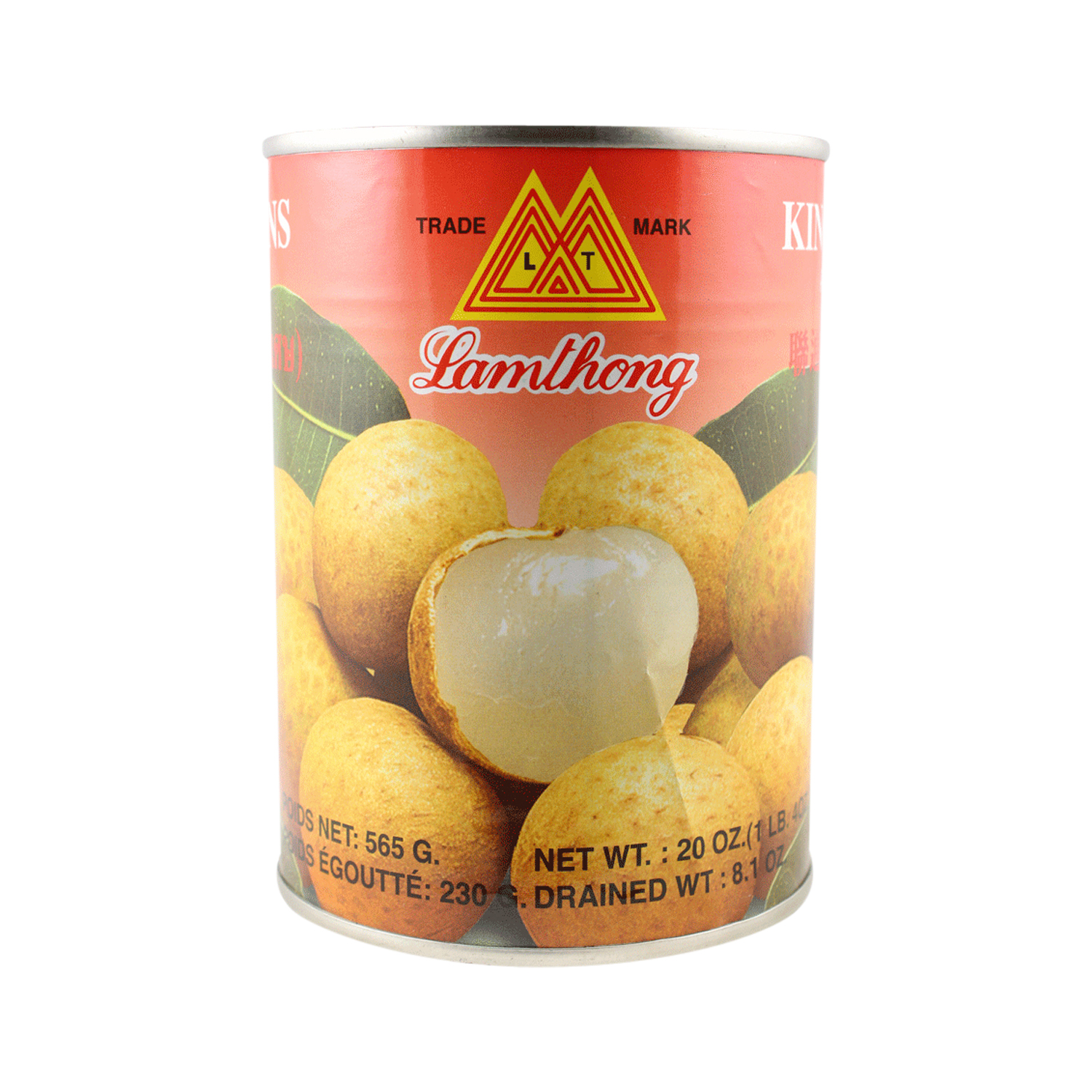Lamthong King Longans in Heavy Syrup 565g