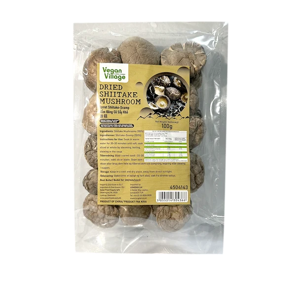 VEGAN VILLAGE Dried Shiitake Mushroom 100g