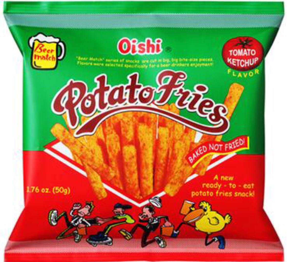 Oishi Potato Fries Ketchup 50g Only Filipino 8943