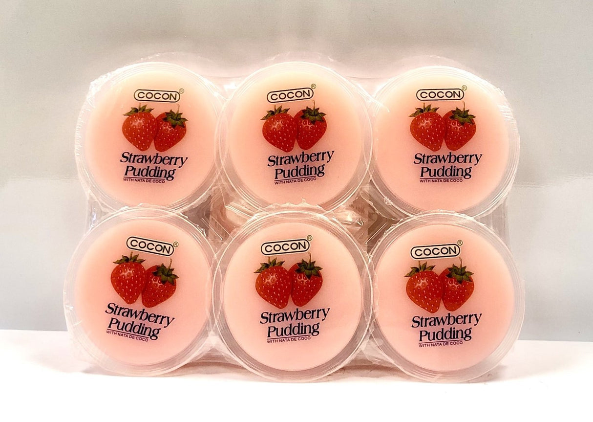 Cocon Strawberry Pudding 480g (6 packs)