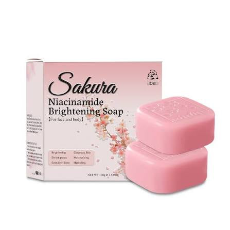 Sakura Niacinamide Brightening Soap 100g