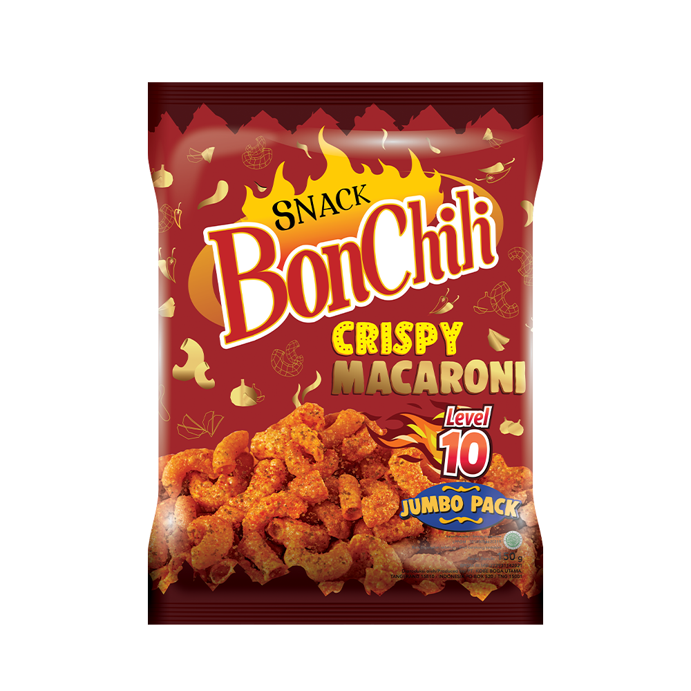 Kobe Bonchili Spicy Macaroni Snack Lv 10 135g