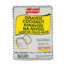 Buenas Frozen Grated Coconut 454g