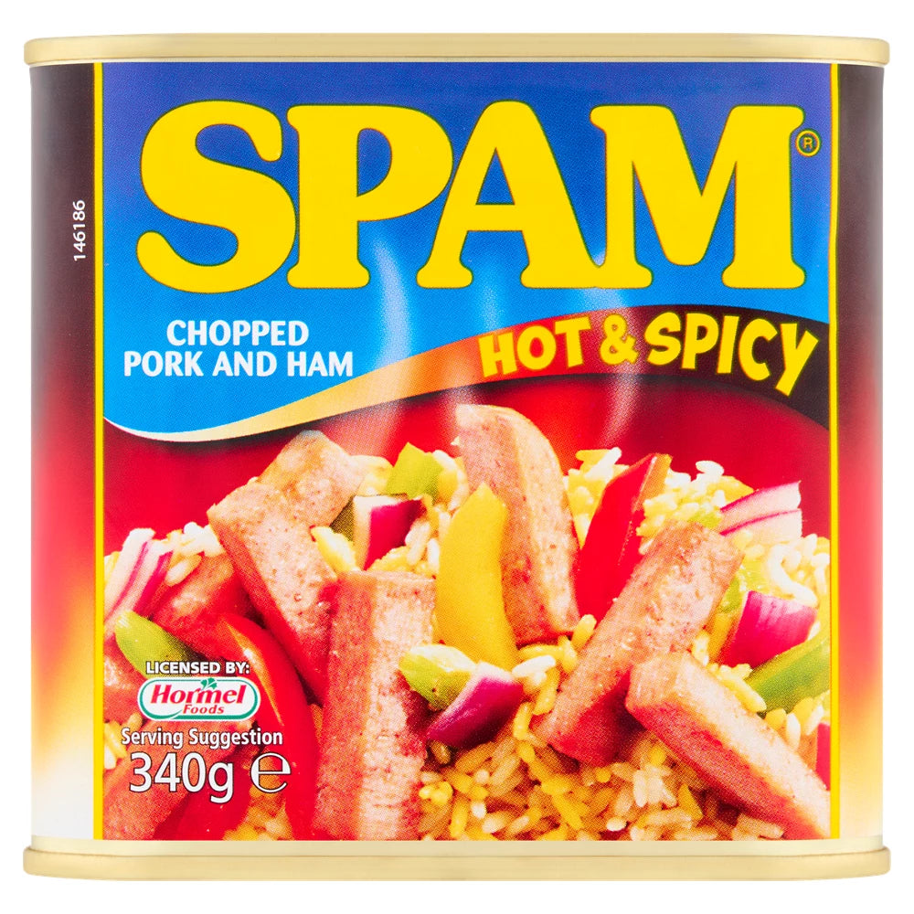 Spam Hot & Spicy Chopped Pork and Ham 340g