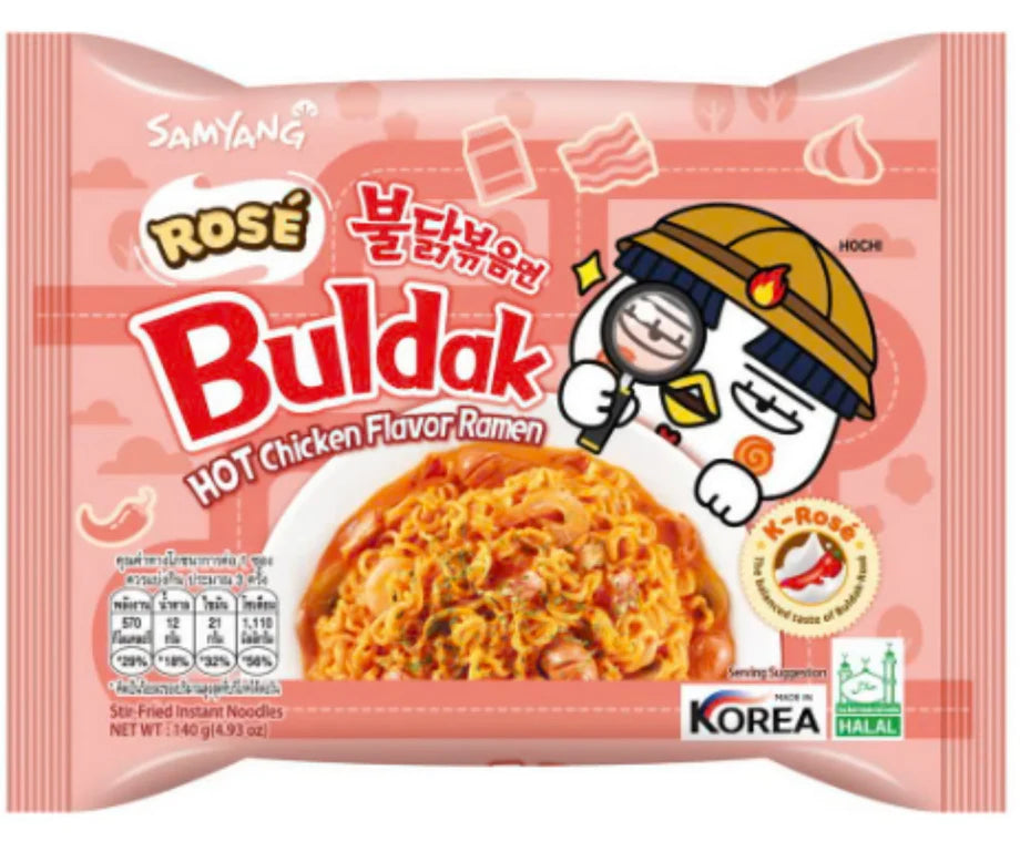 Samyang Buldak Hot Chicken Flavour Ramen - Rosé - 140g