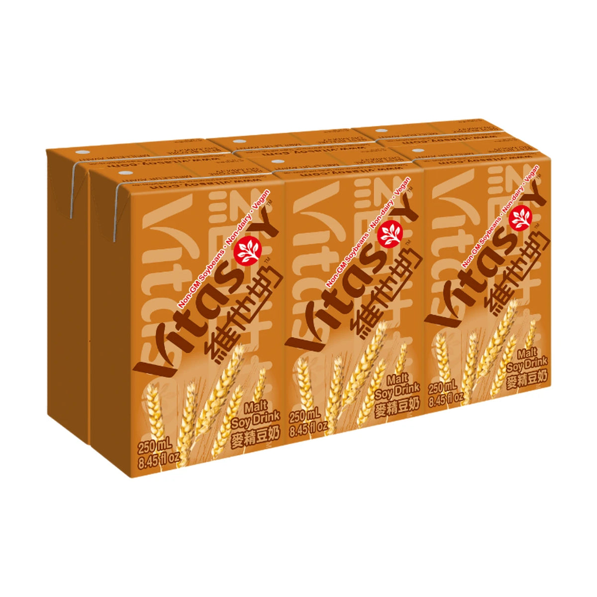 Vitasoy Malted Soy Milk 250ml x 6