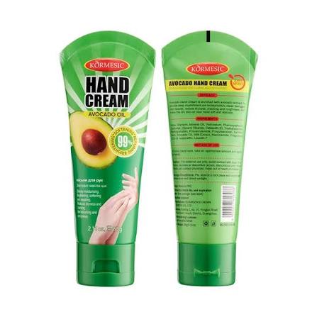 Kormesic Avocado Oil Hand Cream 60g