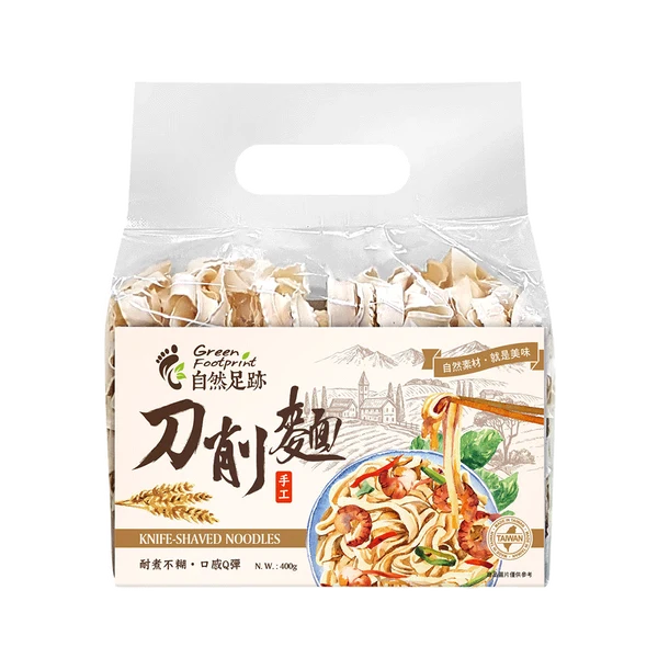 Green Footprint - Knife Shaved Noodle (Original) 400g