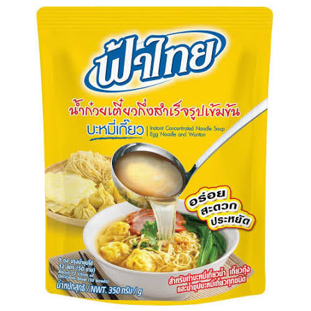 Fa Thai Concentrated Noodle Soup Egg Noodle & Wonton 270ml