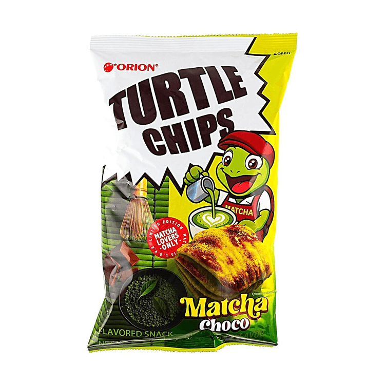 Orion Turtle Chips Choco Matcha Flavour 70g