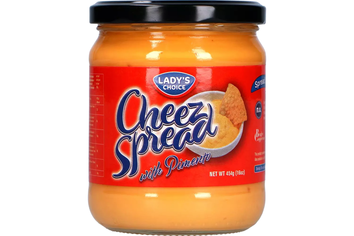 Ladys Choice Cheez Spread with Pimento 454g