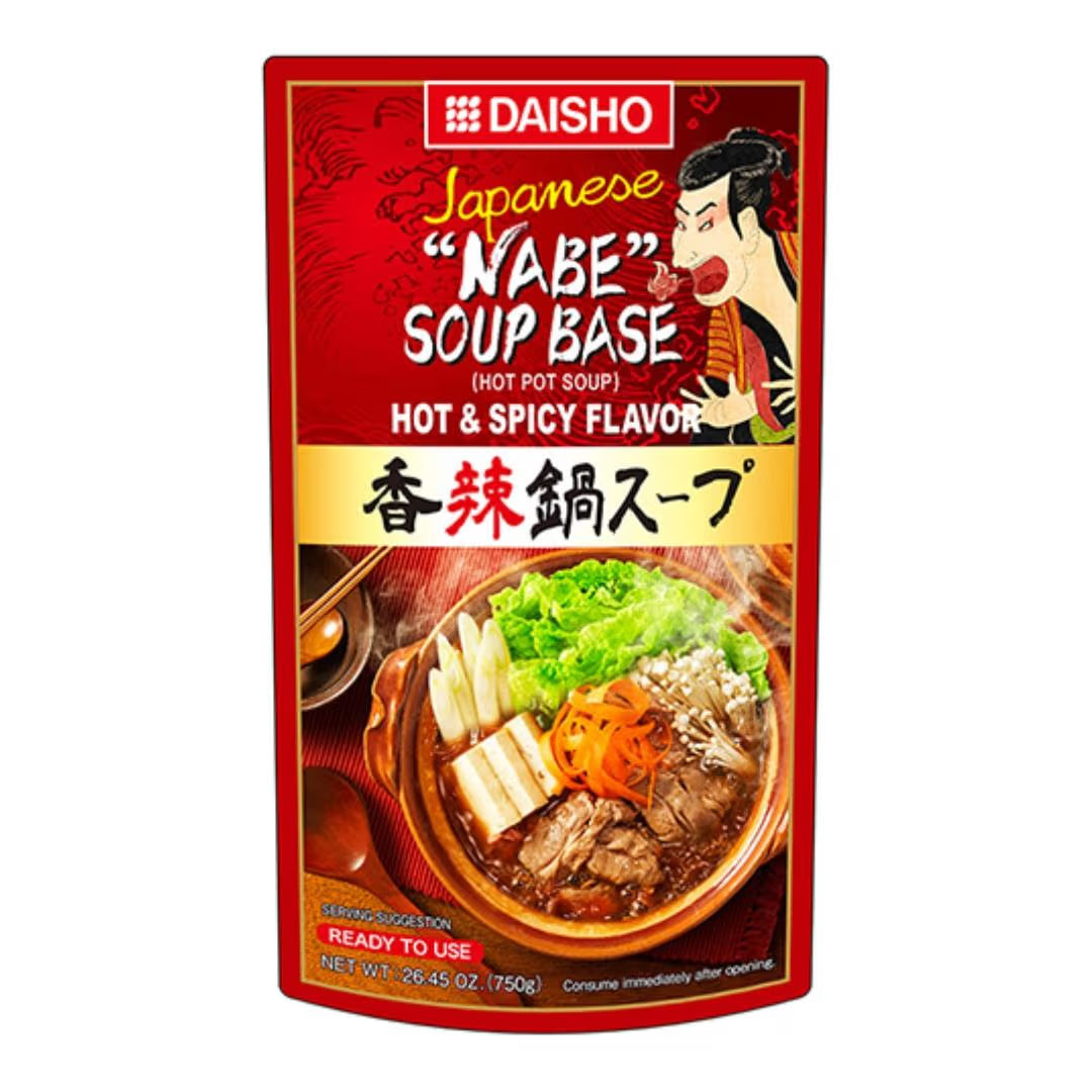 Daisho Japanese Nabe Hot Pot Soup Base (Hot & Spicy Flavour) 740ml