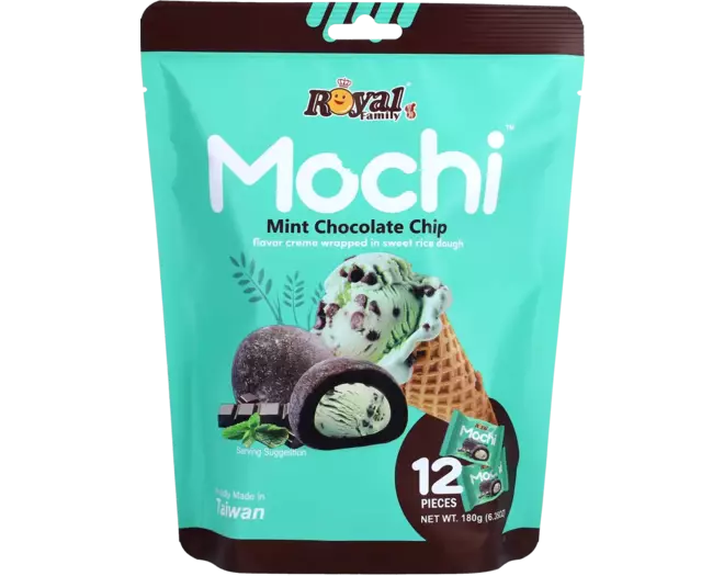 Royal Family Mint Chocolate Chip Mochi 180g