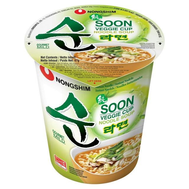 Nongshim Soon Veggie Cup Noodle 67g