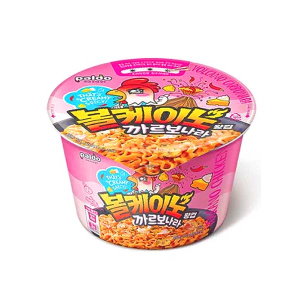 PALDO Volcano Carbonara Chicken Noodle 105g