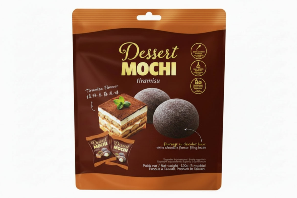 Yuki & Love Dessert Mochi Tiramisu Flavour 120g