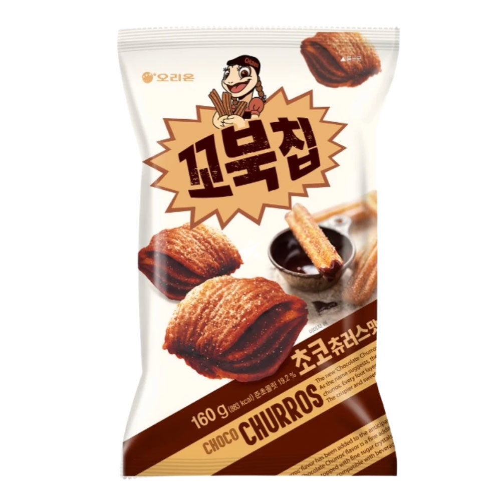 Orion Turtle Chips Choco Churros Flavour 80g