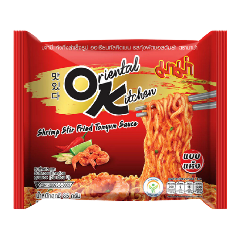 Mama Oriental Kitchen Shrimp Tom Yum Noodles 85g