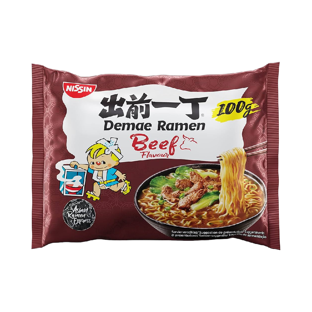 Nissin Demae Ramen Beef Noodles 100G