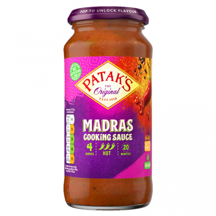 Patak's Madras Curry Sauce 450g