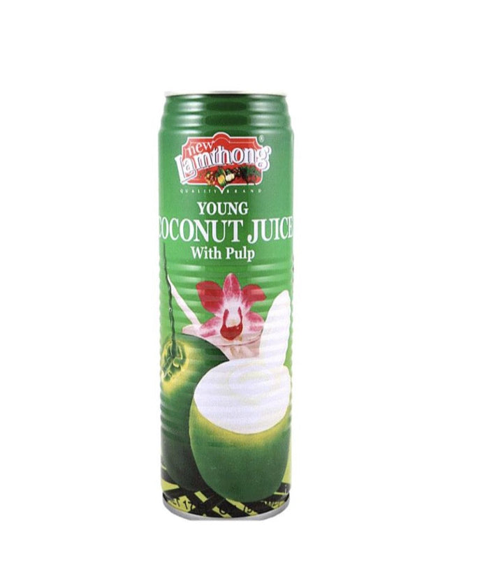 Lamthong Young Coconut Juice with Pulp 520ml
