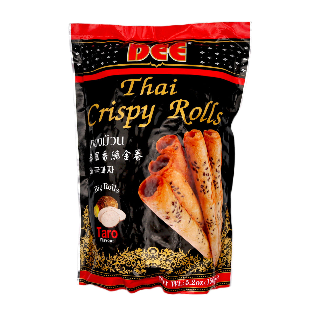 Dee Crispy Taro Wafer Rolls 150g