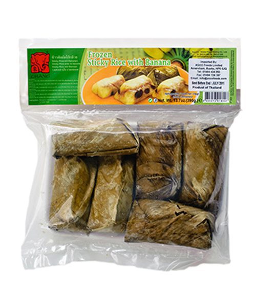 Frozen Sticky Rice with banana 290g