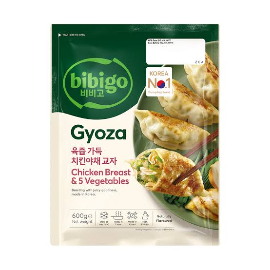 Bibigo Frozen Gyoza Chicken Breast & Five vegetables 600g