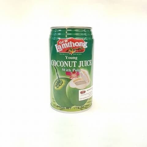 Lamthong Young Coconut Juice with Pulp 330ml