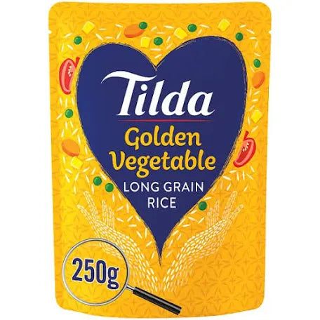 Tilda Golden Vegetable Rice 250g