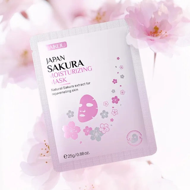 Laikou Japan Sakura Moisturising Mask (1 pc) 25g