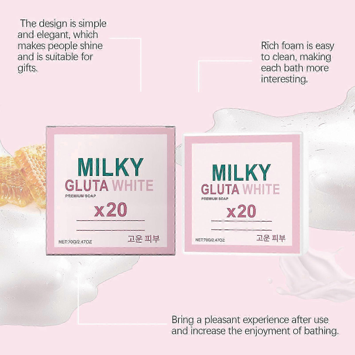 Milky Gluta White Premium Soap 70g