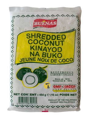 Buenas Frozen Shredded Coconut - Buko 454g