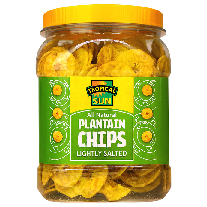 Tropical Sun Plantain Chips Lightly Salted 450g