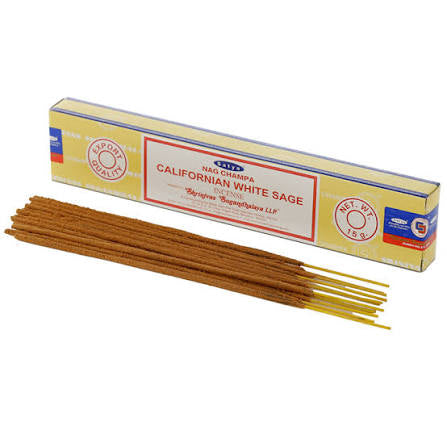 California White Sage Incense Sticks Satya