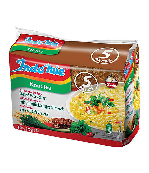 Indomie Beef 5 Pack Noodles 350g